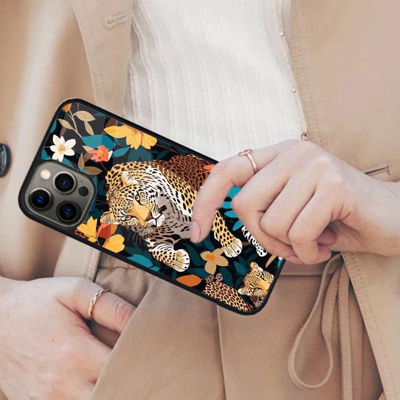 Classic Leopard Tiger Magnetic Phone Case For APPLE iPhone 17 Air 16 14 13 12 Pro Max 15 Plus Wireless Charge With MagSafe Cover