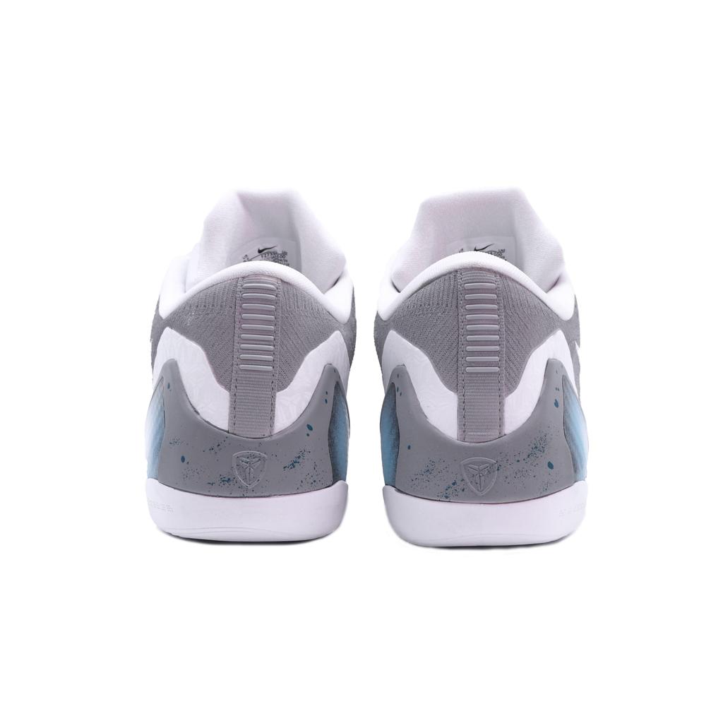 Nike Kobe 9 Cushioning Slip Resistant Abrasion Resistant Low top Basketball Shoes Unisex Gray FZ7334-100(Team147-)