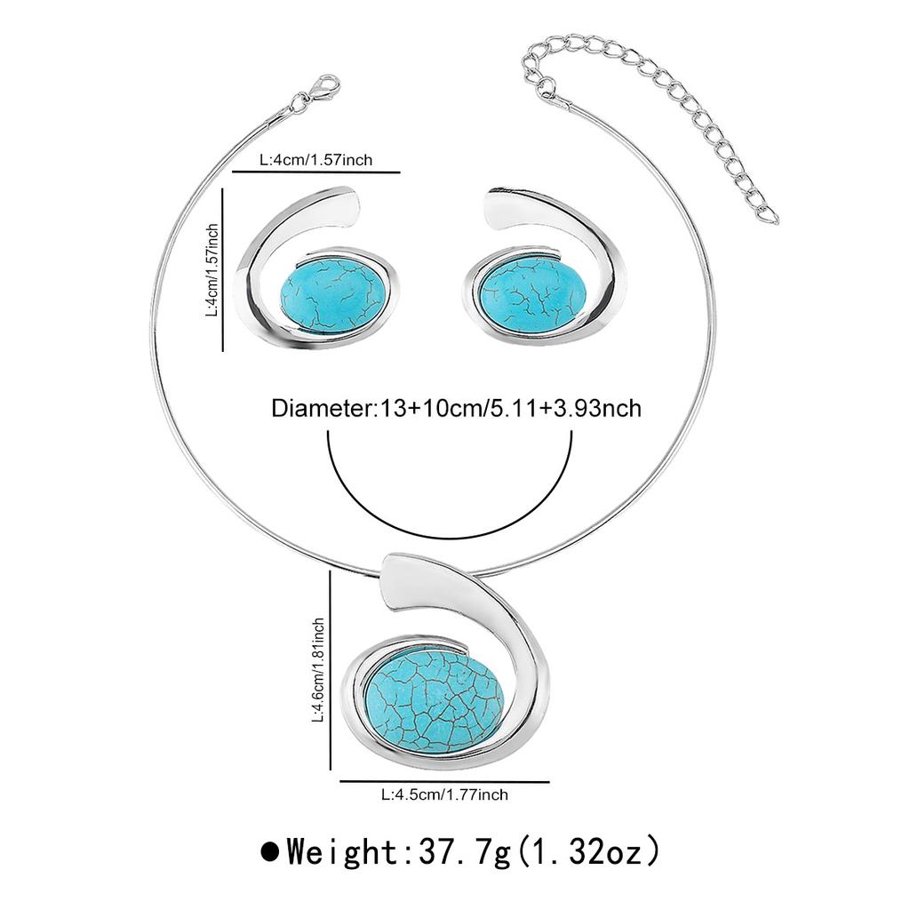 Fashion Necklace Earrings For Women Ladies