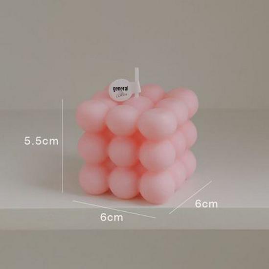 

Aroma Soy Wax Bubble Cube Candle - Creative Gift for Festivals, Parties, Birthdays, Photo Props.