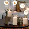 Battery Operated LED Flameless Candles with Remote and Timer, Wax Candles Warm Color Flickering Light for Festival Wedding Home