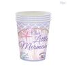 Purple Mermaid Disposable Tableware Set Our Little Mermaid Plates Cups Napkins Kids Girls Happy Mermaid Birthday Party Supplies