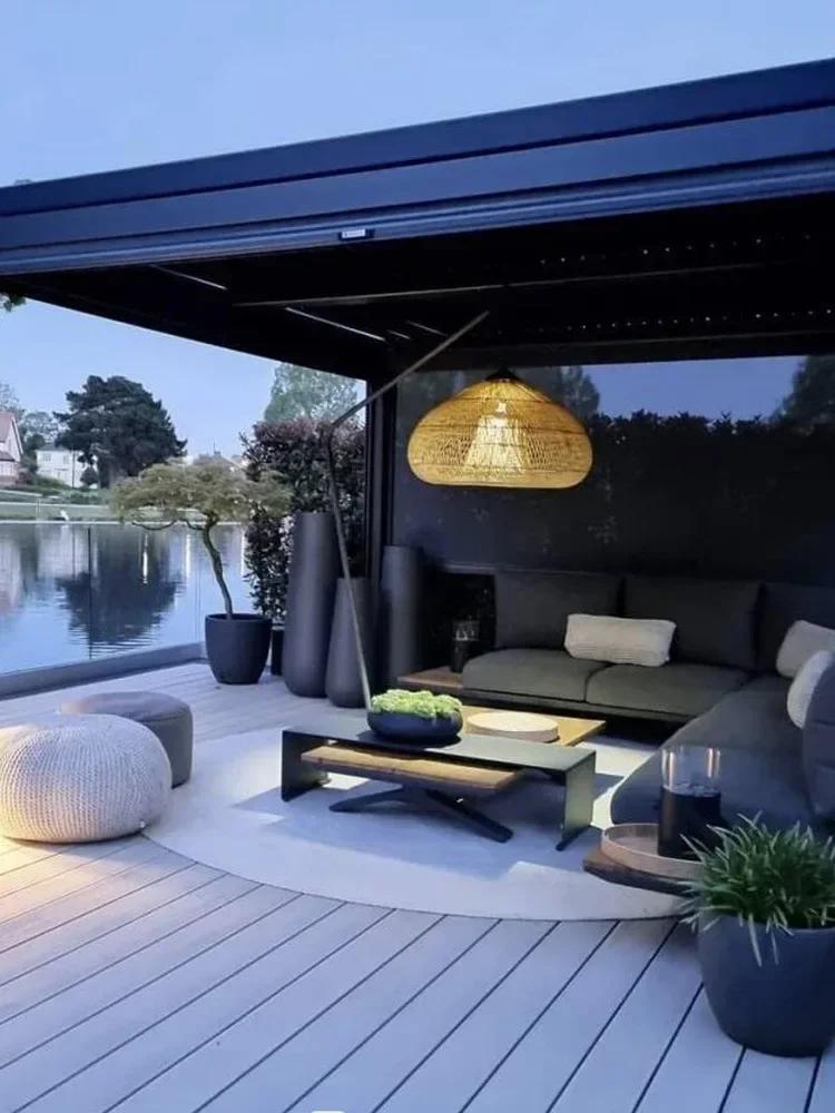 Style Chandelier B&B Retro Zen Tea Room Dining Room Living Room Bedroom Balcony Bamboo Rattan Designer Japanese Style