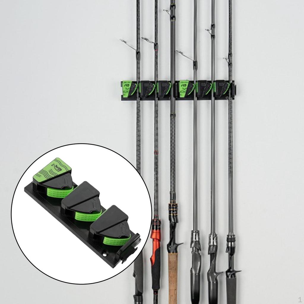 Wall-mounted Fishing Rod Holder, Premium Storage Accessories