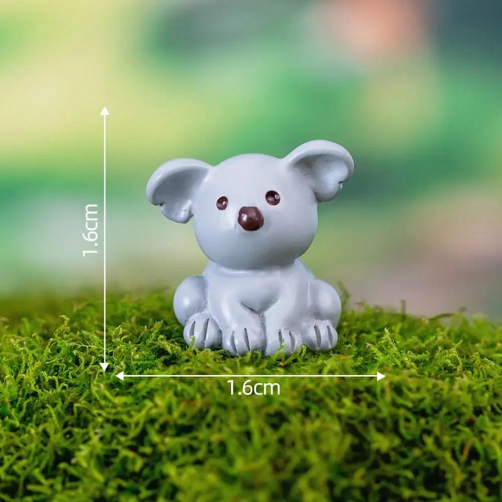 7-style Micro Landscape Simulation Owl Ornaments Resin Crafts Cute Owl Miniatures Cartoon Mini Owl Ornaments Outdoor