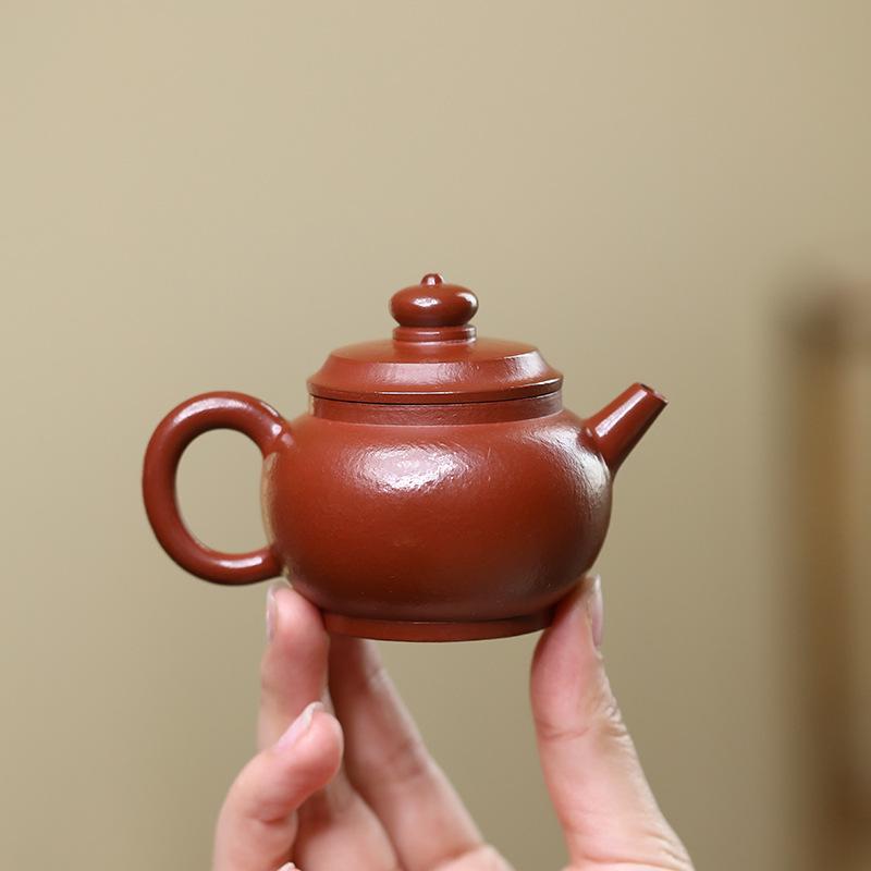 90ml Chinesische Yixing Lila Ton Teekanne Kleine Kapazität Handgefertigt Zisha Teekanne Schönheits Teefilter Haushaltskessel Teegeschirr Teegeschirr