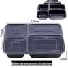 Wutuo Disposable Thickened Divided Takeaway Lunch Box