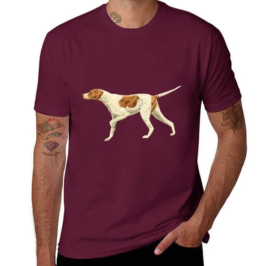 Pointer Dog Pointing English Pointer Tshirt Bird Dog Lover Tshirt Plain Aesthetic Clothing Customizeds Unisexs White T Shirts