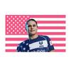 Jacob Elordi Pink American Flag Backdrop: Party & Sports Dorm Banner