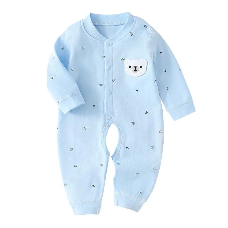 Baby Cotton Onepiece Romper With Bonefree Design For Newborns And Infants