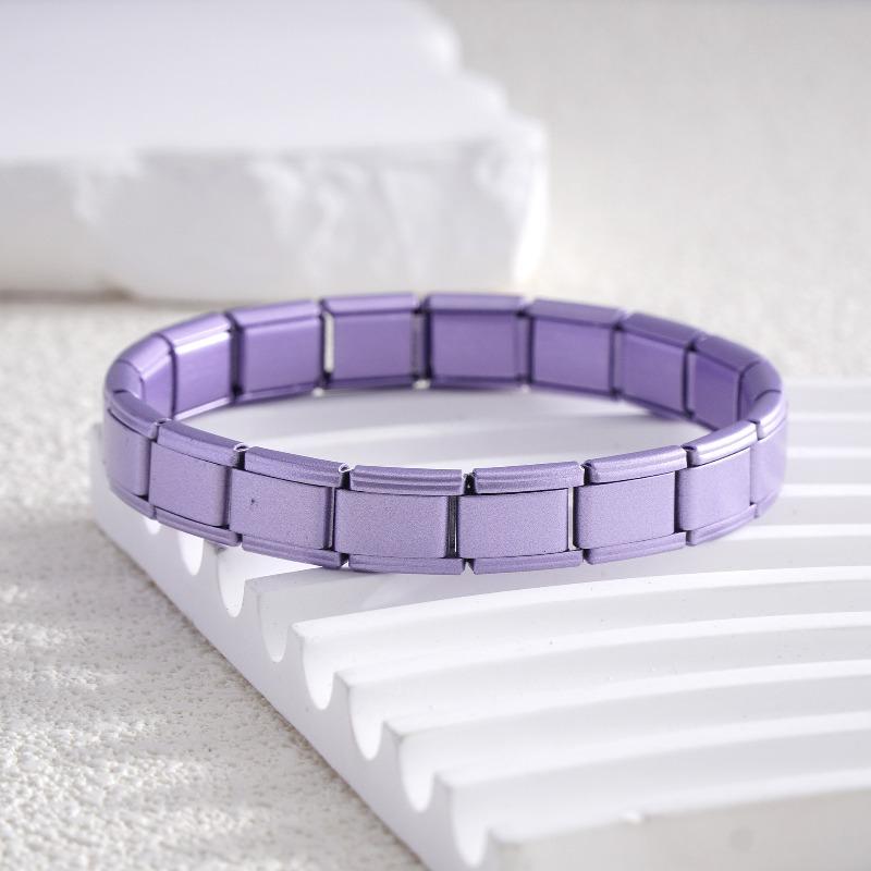 2025 Neu Herren und Damen Sternenfarben 18 Stück Italienischer Charm Passend für 9mm Edelstahl Modulares Armband Großhandelsschmuck