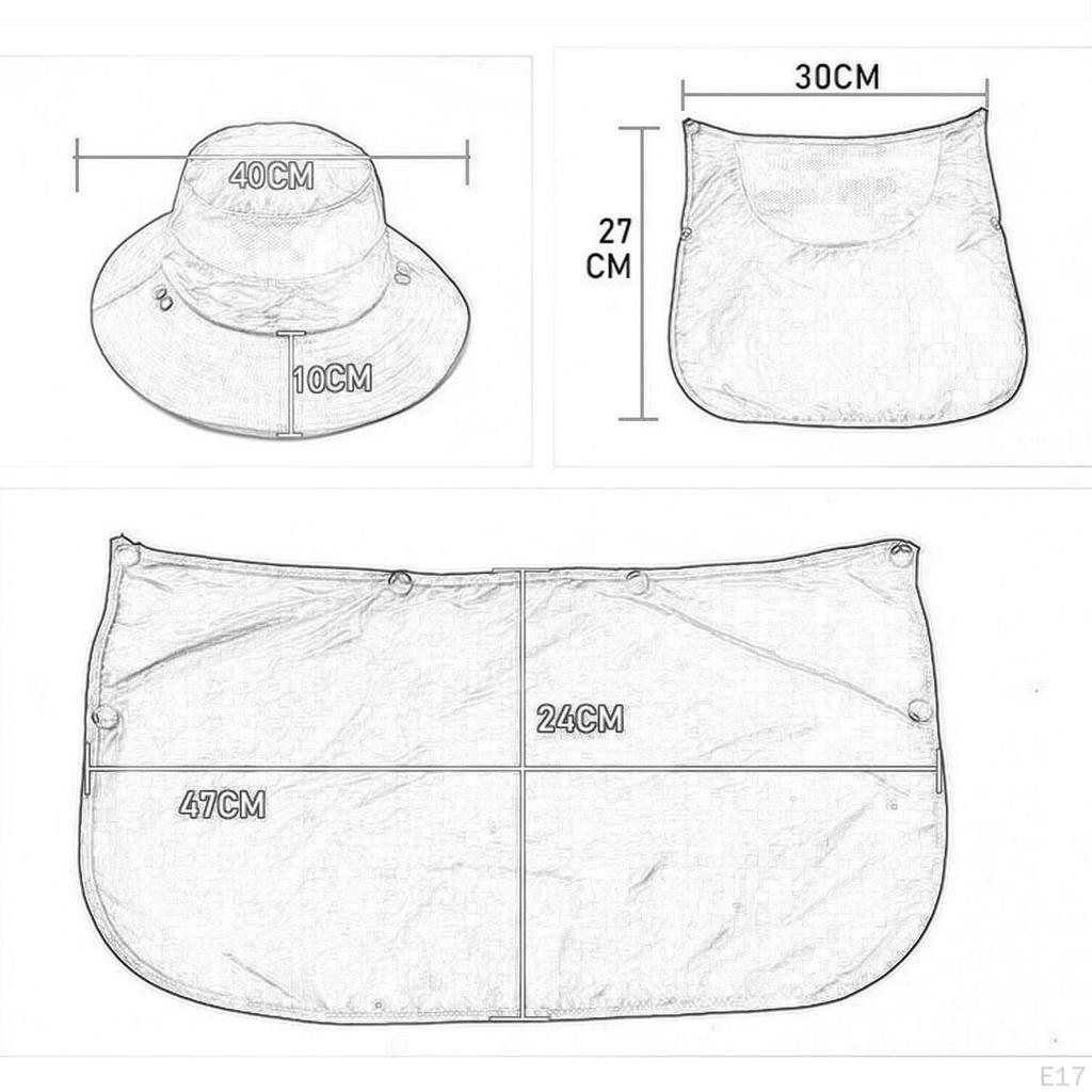Bucket Hat Neck Protection Headgear Sun Sombrero Outdoor Travel Occupation Backpacking