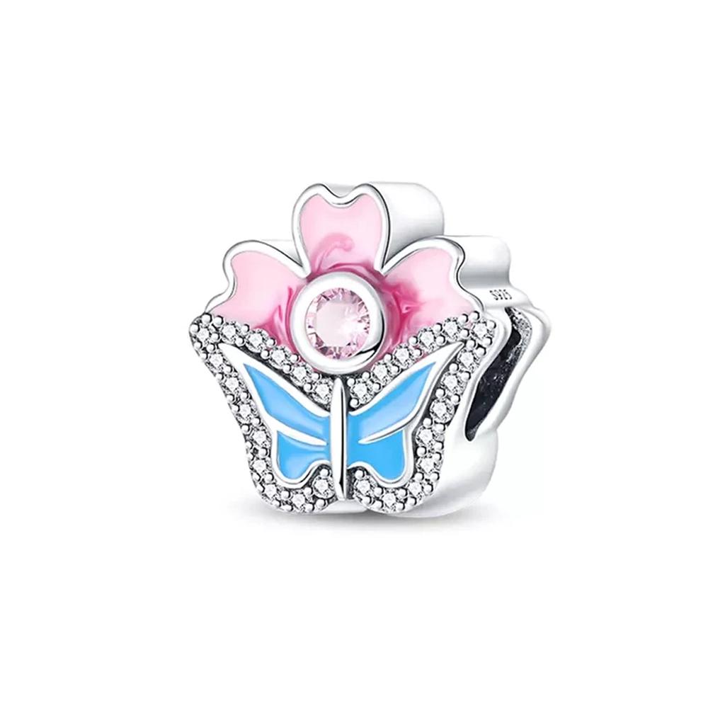 Original Copper Plated Accessories Fashion Charm Eagle Garland Woodpecker Bead Fit Pendant Bracelet For Women Diy Jewelry Gift