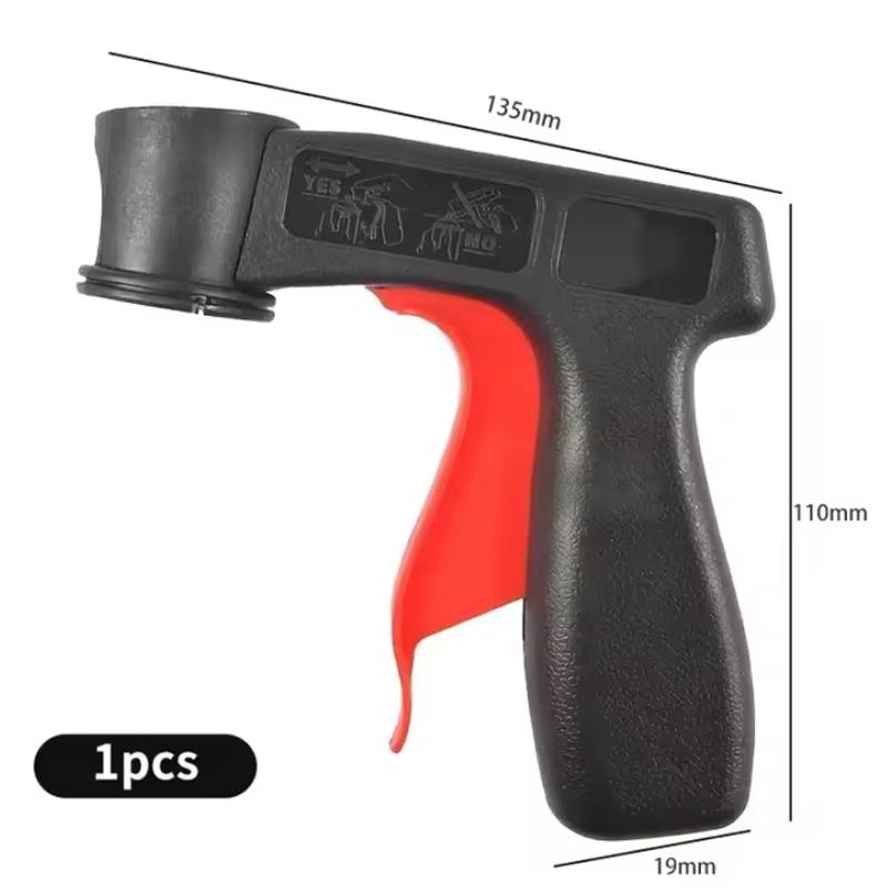 General reusable spray gun nozzle, 1 portable spray handle, automatic spray painting device for applying car color film