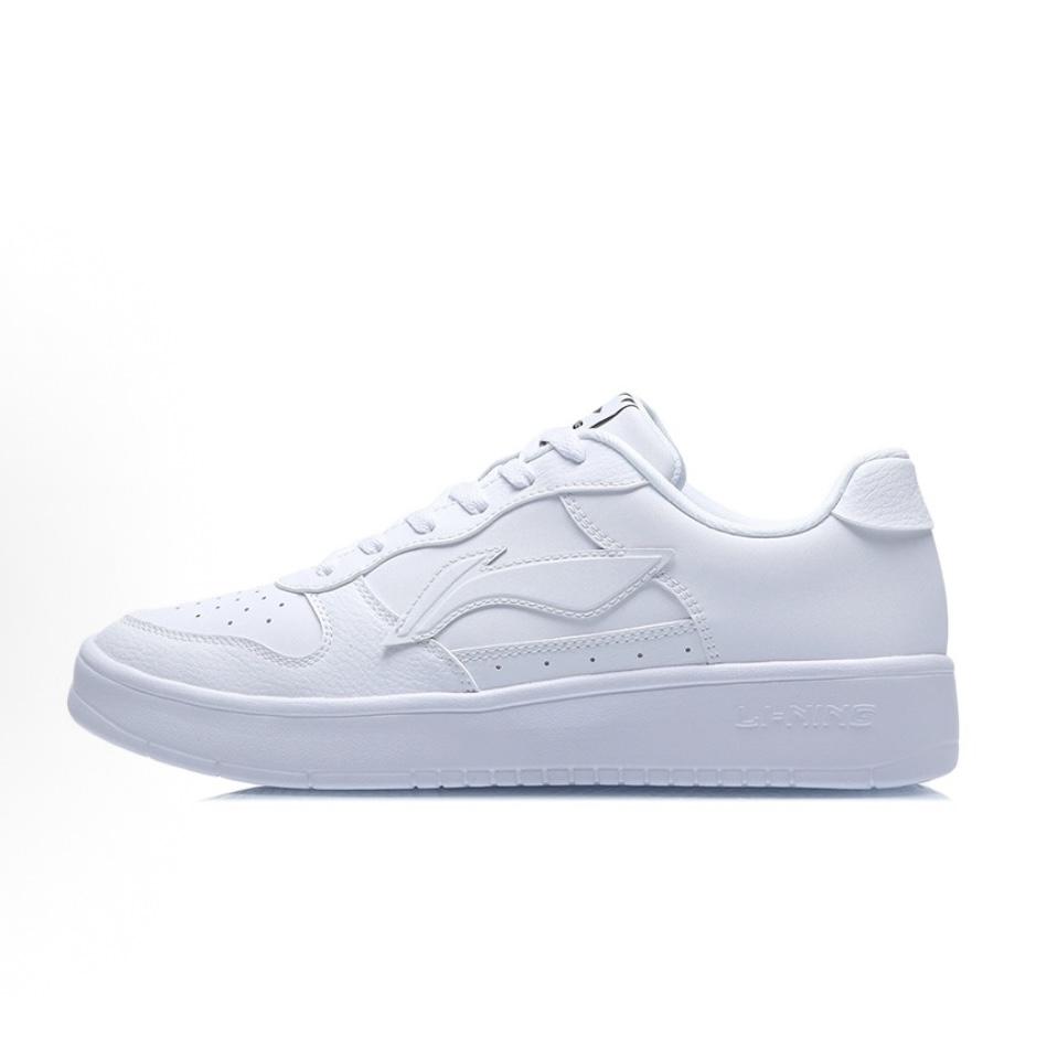 Li Ning Floating Boat Skateboard Shoes Unisex Low top White/Black AGCS419-1(Team1532-)