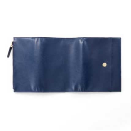 Daigo isshoni. Synthetic Leather Notebook Cover with Pen Case, B6 Size, Blue, N1874