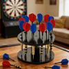 Dart Display Holder Acrylic 12 Slot Lightweight Round Dart Display Stand Tabletop Display Rack For Dart Wooden Holder Accessory