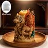 Silicone Mould For Tigers Themed Candle And Decorative For Candle And Diffuser Stone