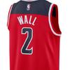 Nike Nba Icon Edition Washington Wizards John Wall Basketball Jersey Men Tops Red CD0060-657