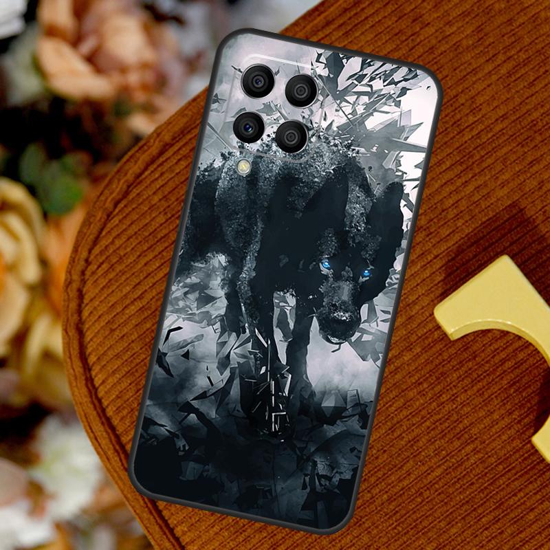 Wolf Howls Art For Samsung Galaxy M23 M33 M13 M53 M11 M51 M14 M34 M54 M15 M55 M20 M30s M12 M32 M52 Case