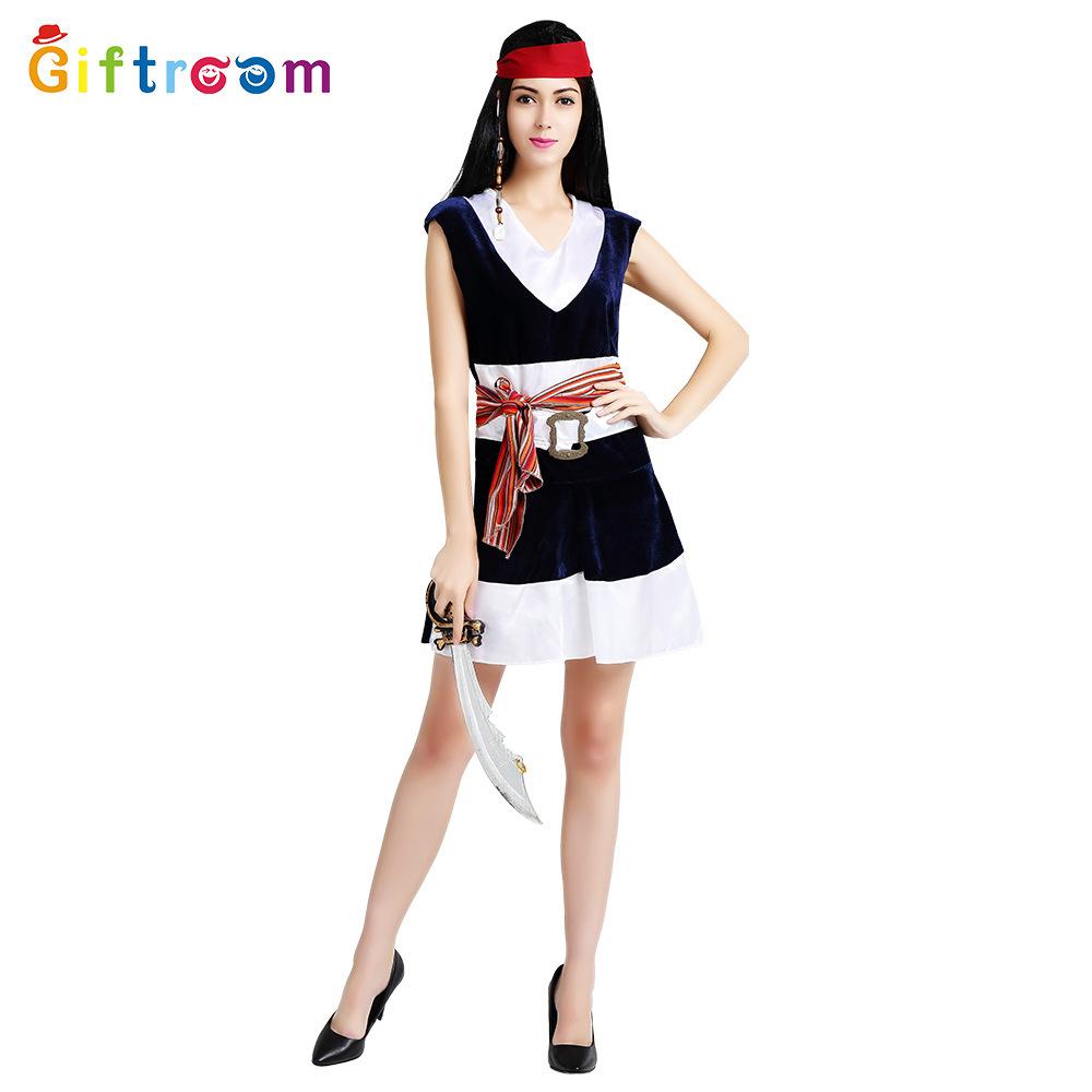 Fashionable Blue Pirate Skirt For Women Perfect For Vintage Costume Parties Celebrations And