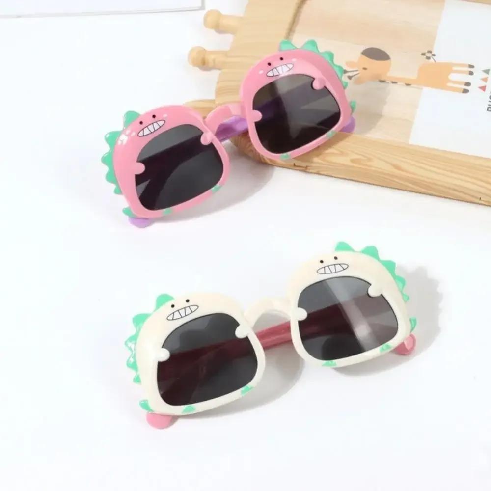 Summer Children Cute Dinosaur Cartoon Sunglasses Outdoor Sun Protection Sun Spectacles Baby Shade Spectacles Kid Eye Spectacles Sunglasses