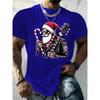 Christmas T-Shirt Funny 3d Santa Claus Print Tops Tees Mens T-Shirt Holiday Casual Harajuku Colorful Men's Clothing