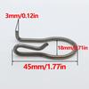 Clip di fissaggio per attuatore valvola di controllo flap scarico nera per motori BMW 1/2/3/4/5/6/7/8 18307620323 Accessori