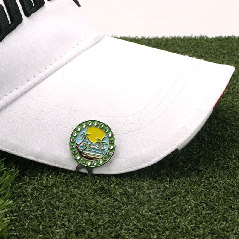 Golf Marker With Magnetic Cap Hat Clips Training Accessories Multi Colors for Men Women Golfer Delicate Gifts