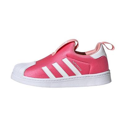 Originals SUPERSTAR 360 Comfortable Slip Resistant Low Top Skateboard Shoes Bright Pink/White EF6633