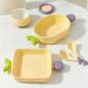 1 Piece of Macaroon Simple Ceramic Dishes  Cutlery with Gifts Ins Wind Cream Creative Water Cups Exquisite Plates Baking Tray.