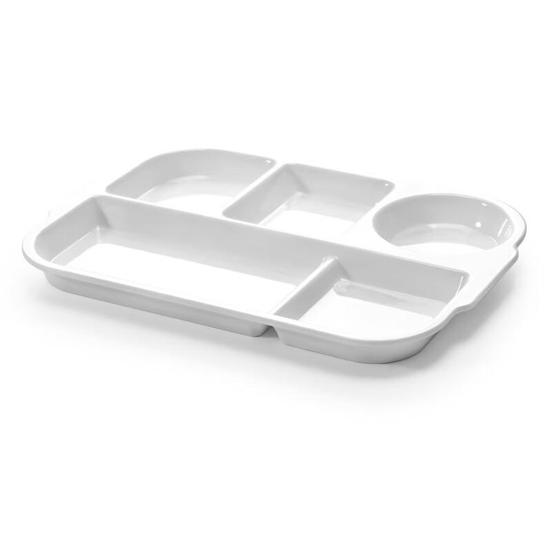 AVADEN Melamine Divided Dinner Plate