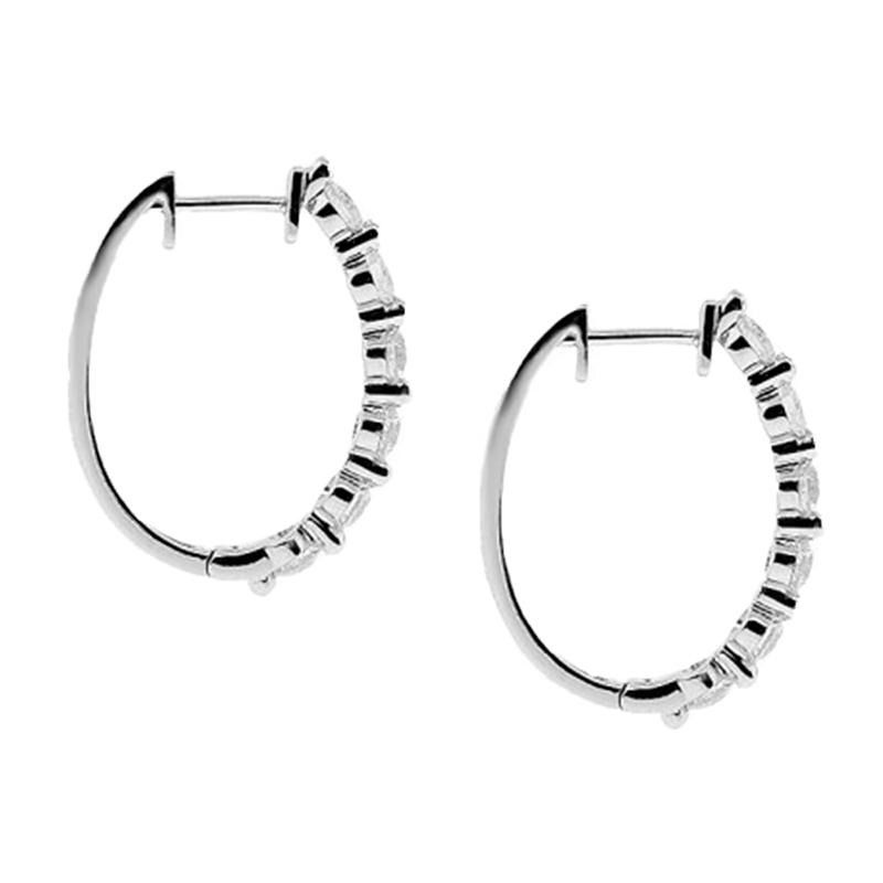 BELLA BOX Wykwintne srebrne małe okrągłe kolczyki dziewczęce modne w stylu kontraktowym dobrej jakości proste kolczyki koła dla kobiet