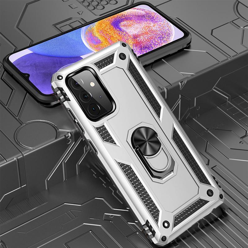 Armor Shockproof Ring Stand Case For Samsung Galaxy A23 A53 A33 A73 A22 A32 A52 A13 A12 A51 A71 M23 M13 M32 M53 S20 S21 Plus S22 Ultra Hard Back Cover