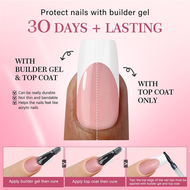 120 buc/cutie Unghii French Press On Nude Roz Mat 12 mărimi Pătrate Extra Lungi Acoperire Completă Gel Moale Vârfuri Unghii False Extensie Unghii