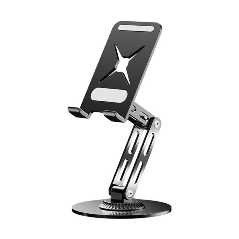 Phone Stand Heavy Duty 360 Rotating Tablet Holder Metal Desk Stand For Smartphones And E Readers