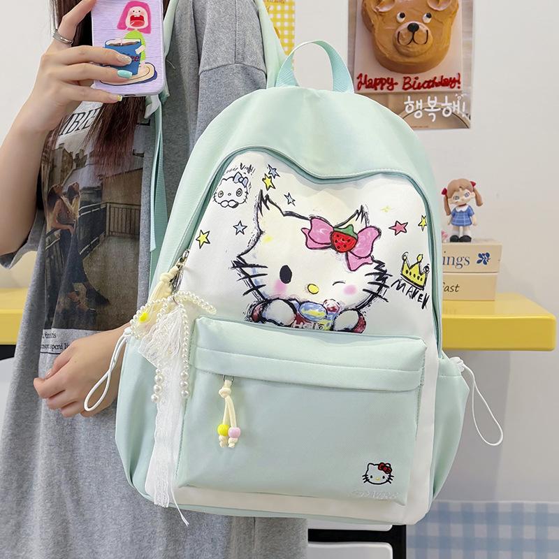 Schoolbag cute kitty cat backpack female 1011 new large capacity pain bag cartoon schoolbag high value cat backpack