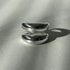 mosxe [925silver] Double bold layer ring