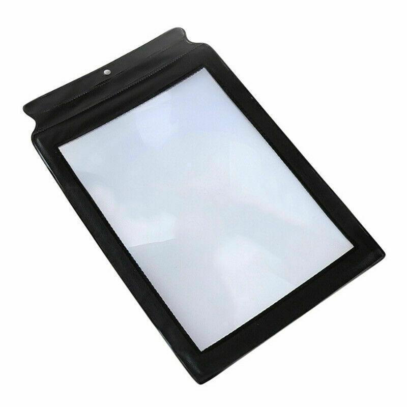 

Ultra thin PU leather framed business card magnifying glass A4 card magnifying glass for large reading 305mmx195mm