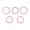 5pcs A C Air Vent Covers Trims Rings Replacement for Mercedes Benz CLA GLA Class 2013  2018Red