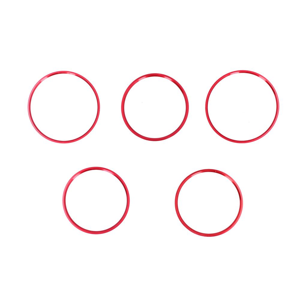 5pcs A C Air Vent Covers Trims Rings Replacement for Mercedes Benz CLA GLA Class 2013  2018Red