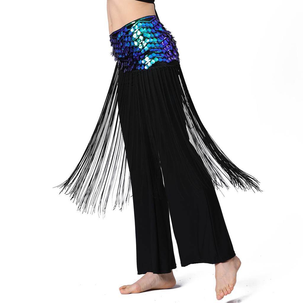 Wave Long Fringe Waist Chain Belly Dance Waist Chain Belly Dance Waist Decoration Dynamic Belly Dance Waist Chain