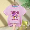 Soft Cotton T-Shirt for Girls, 2026 Movie Design,Children's Clothing,Gifts for K-Pop Demon Hunters Fans, Fashionable Casual Tops
