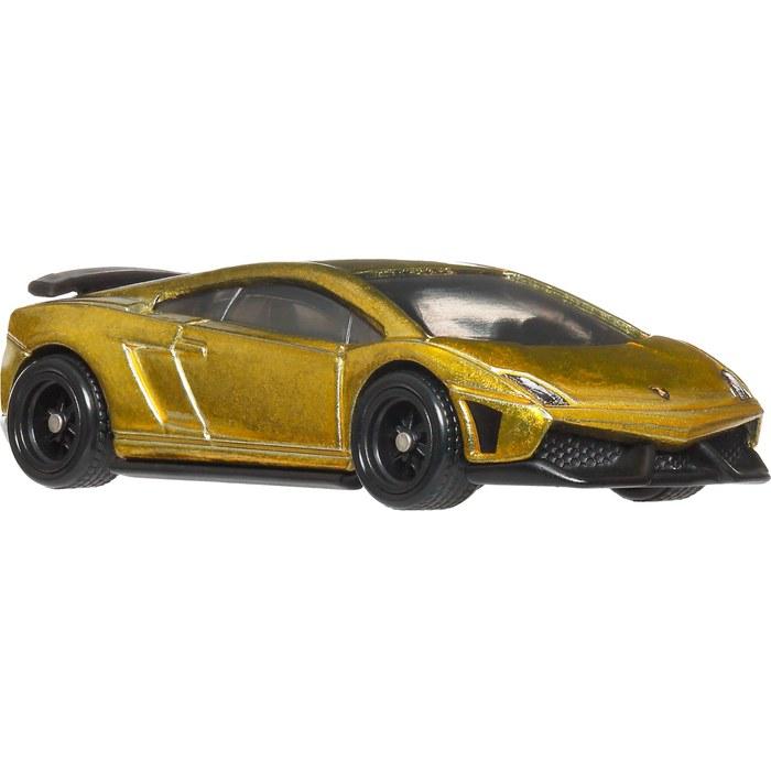 Hot Wheels Wild Speed Lamborghini Gallardo LP 570-4 Superleggera (Gold) 1/64 Scale, 4-Pack
