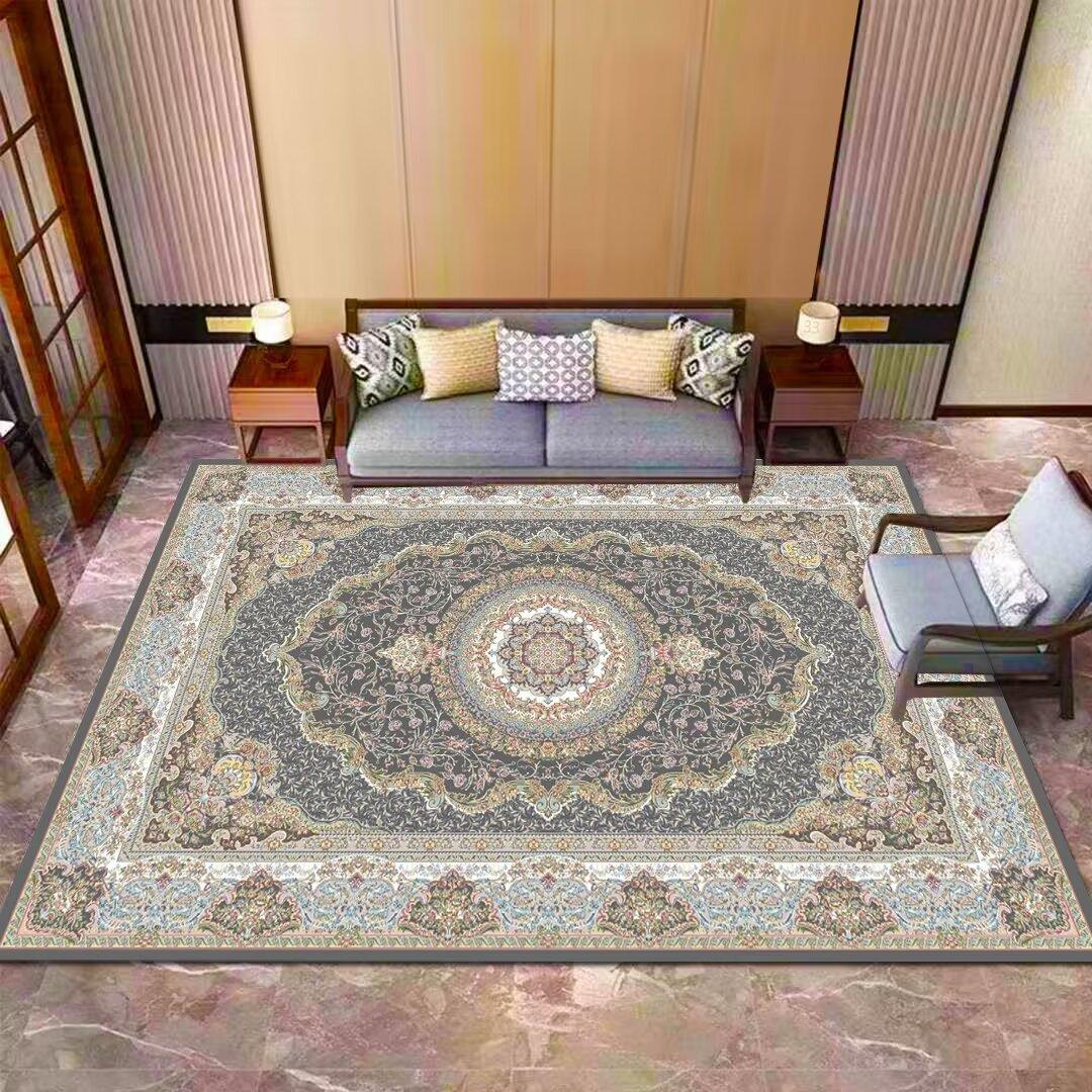 

Роскошный персидский ковер Easy Clean для гостиной, в турецком стиле, домашний декор, большой размер, противоскользящий коврик для входной двери, настраиваемый 60*90cm