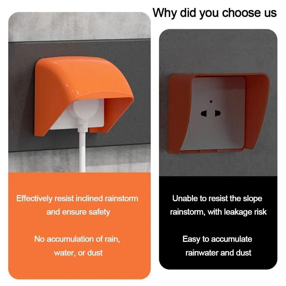 Rainproof Design Electric Plug Cover Waterproof Protection Waterproof Box  Socket Protection