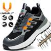 Customized Processing Winter Cotton Labor Insurance Shoes Men's Anti-smashing and Anti-piercing Safety Shoes Work Shoes Steel Baotou Construction Site