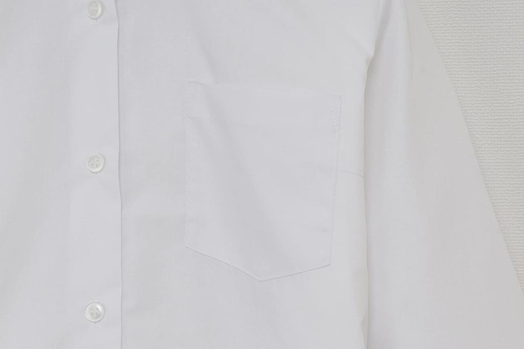 Long Sleeve Student School Size 165 To Japanese Size [Catch] Girls' Shirt, Shirt, White, Japan, (equivalent M)