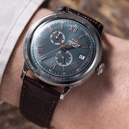 Orient Bambino Automatic Watch Mechanical Automatic Domestic Manufacturer Warranty RN-AK0703E Men's Green