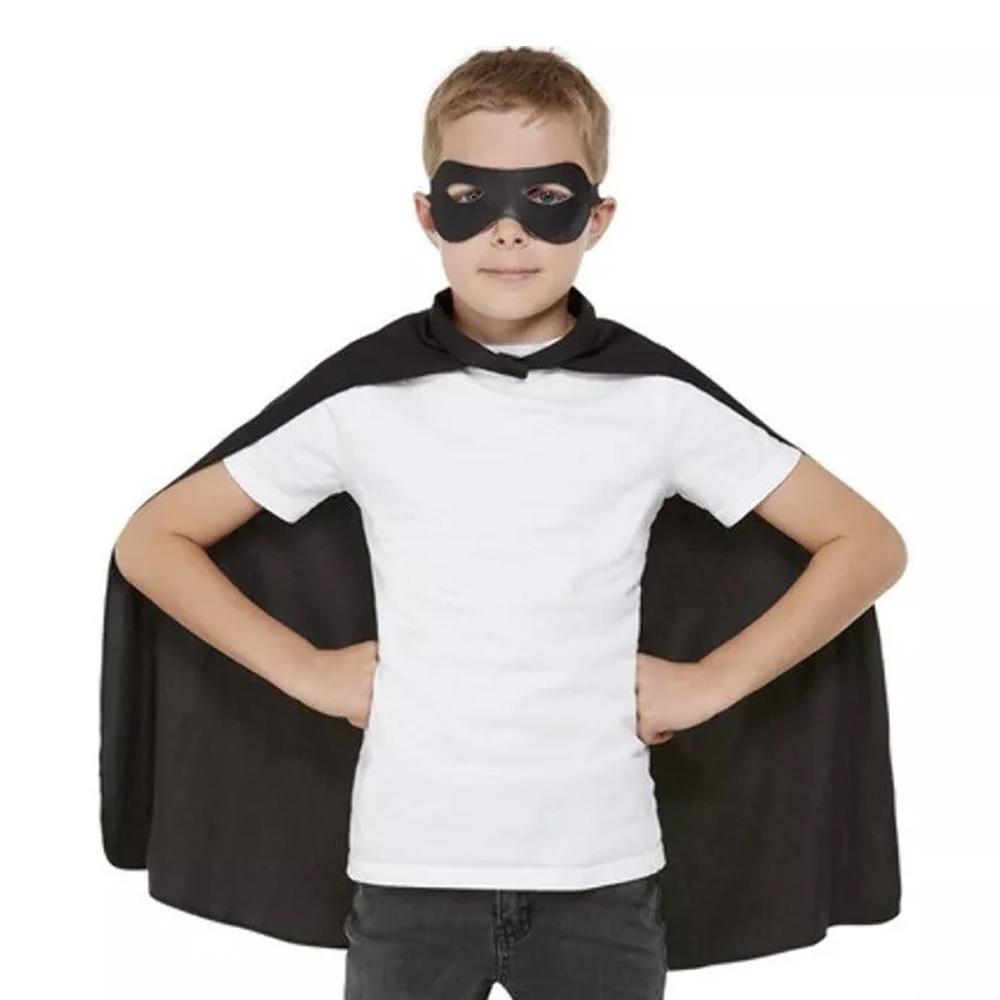 Smiffys Childrens/Kids Superhero Mask & Cape Set
